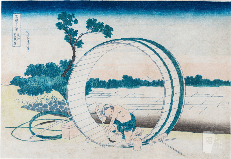 Katsushika Hokusai (1760-1849) | Fuji View Plain in Owari Province (Bishu Fujimi-ga-hara) | Edo period, 19th century